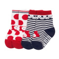 Kinder Baumwolle Crew Socken mit Anti-Rutsch (KA013)